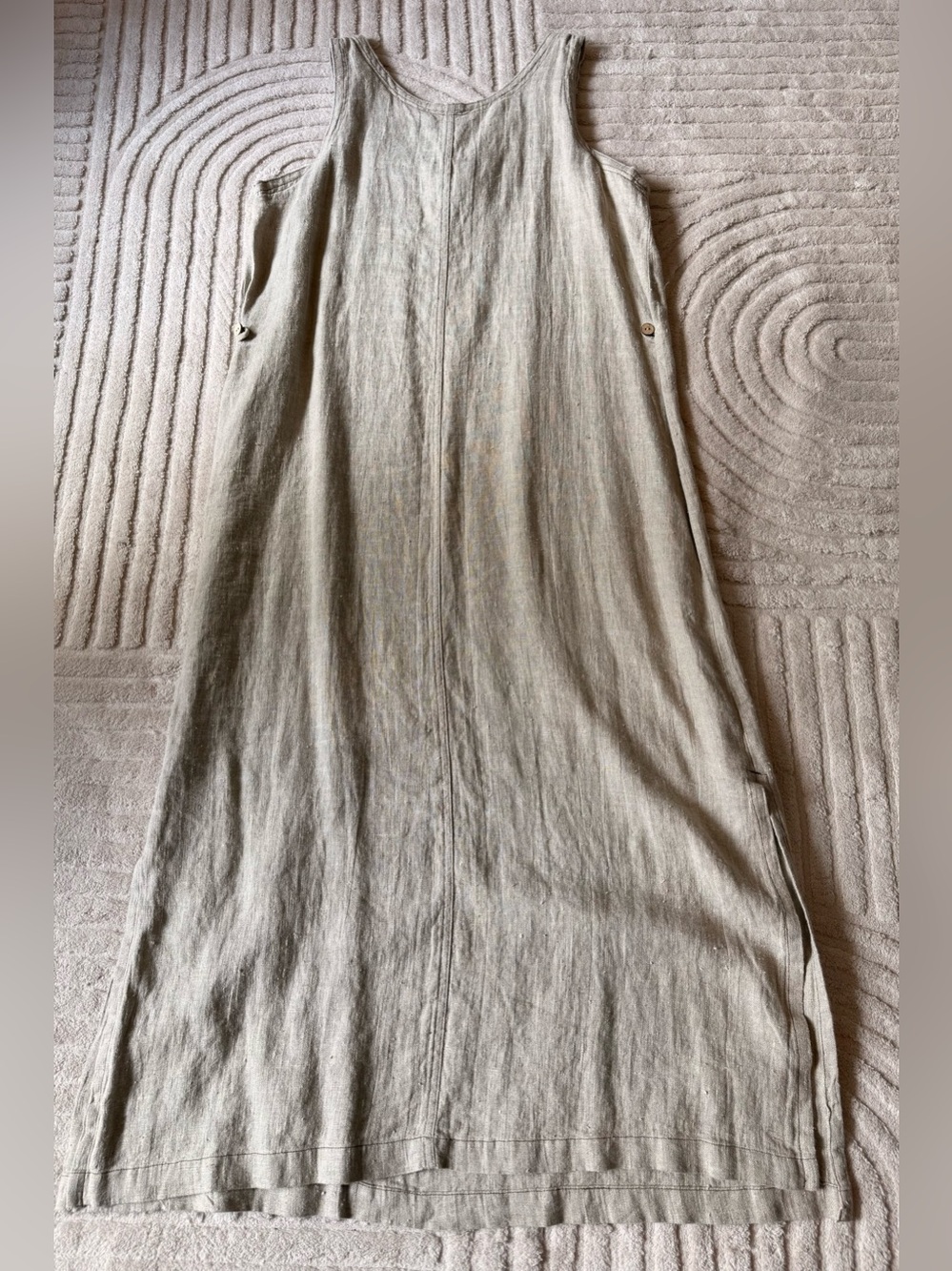 Soft Linen Tank Dress - Picture 12 of 13